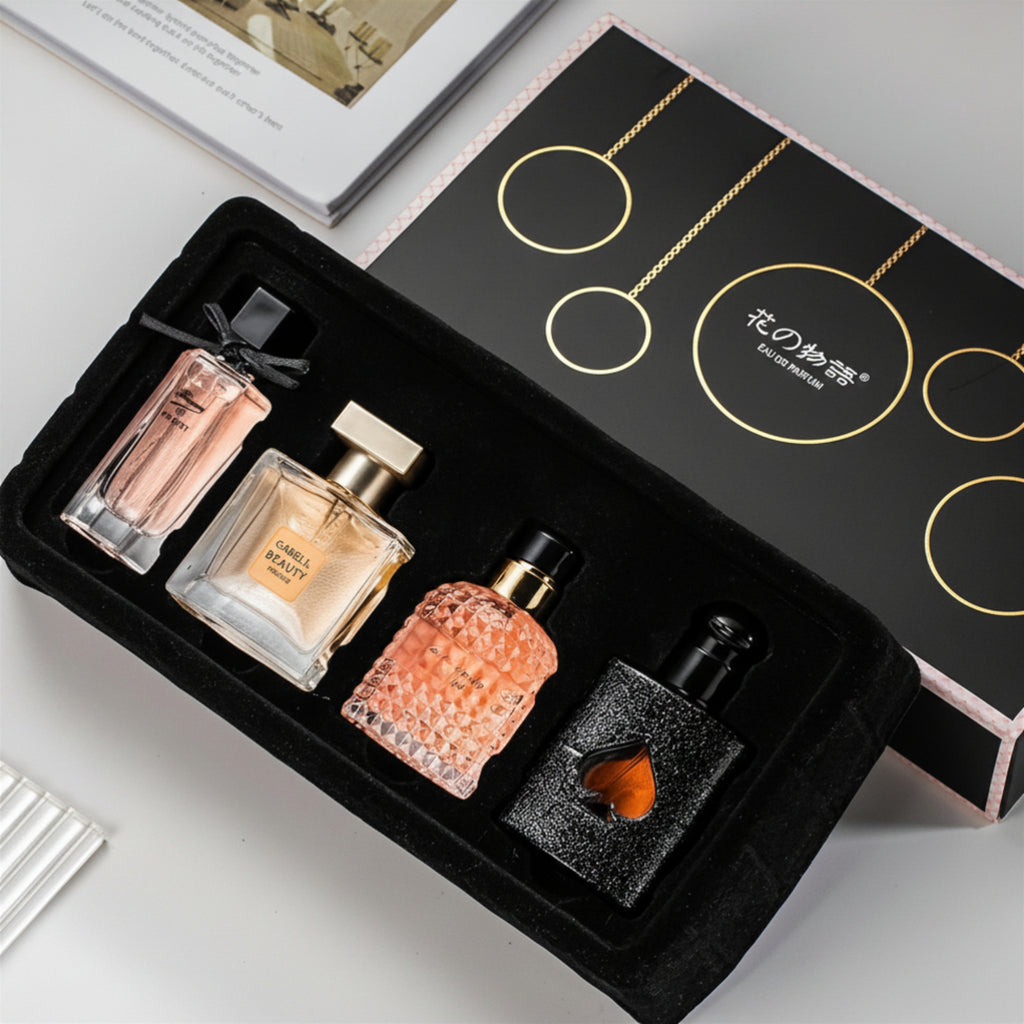 [Gift Box] Women's Travel Perfume Gift Set 105ml | Floral & Fruity Fragrance Collection | Pocket Perfume Mini Spray for Daily Wear, Gifts & Special Occasions