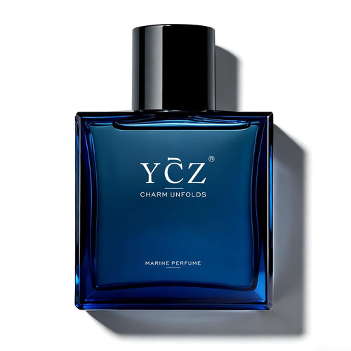 Charm Unfolds Marine Eau De Parfum for Men, Long Lasting Cologne with Fresh Marine & Oriental Woody Notes, 1.7 Fl Oz Masculine Fragrance for Daily Wear, Date Night, Travel & Gifts for Men