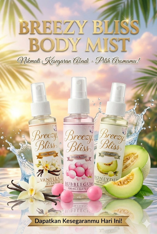 Breezy Bliss Bubblegum Pop Body Mist 100ML